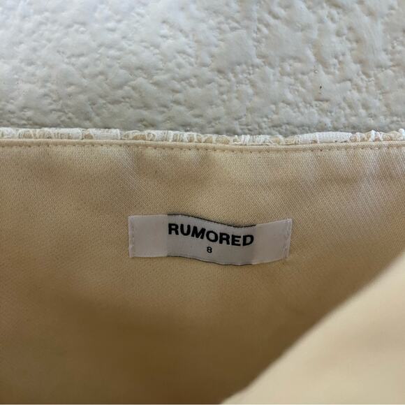 RUMORED Versailles Corset White Ivory Lace Womens Size 8 - Picture 6 of 10